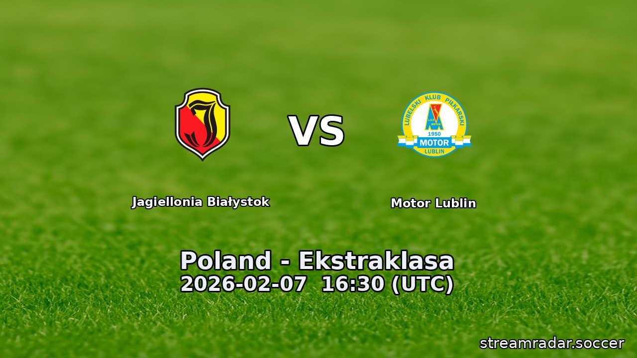 Jagiellonia Białystok vs Motor Lublin