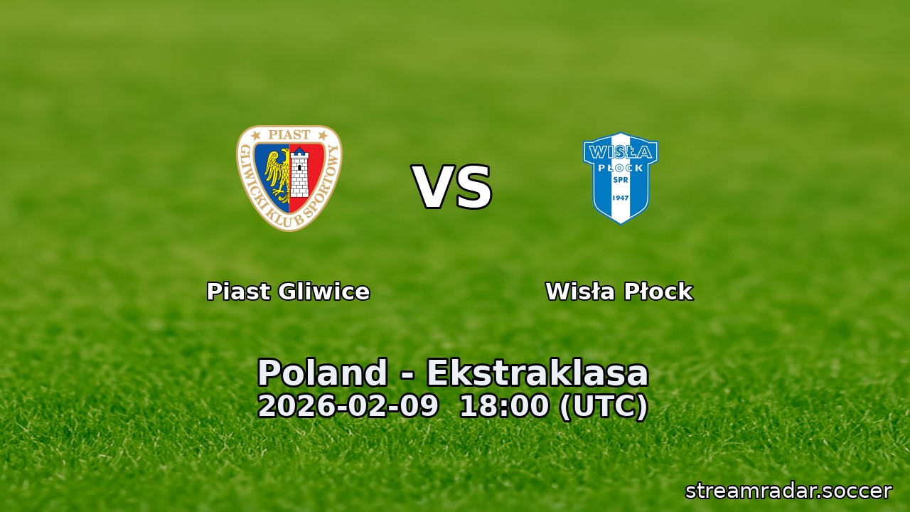 Piast Gliwice vs Wisła Płock