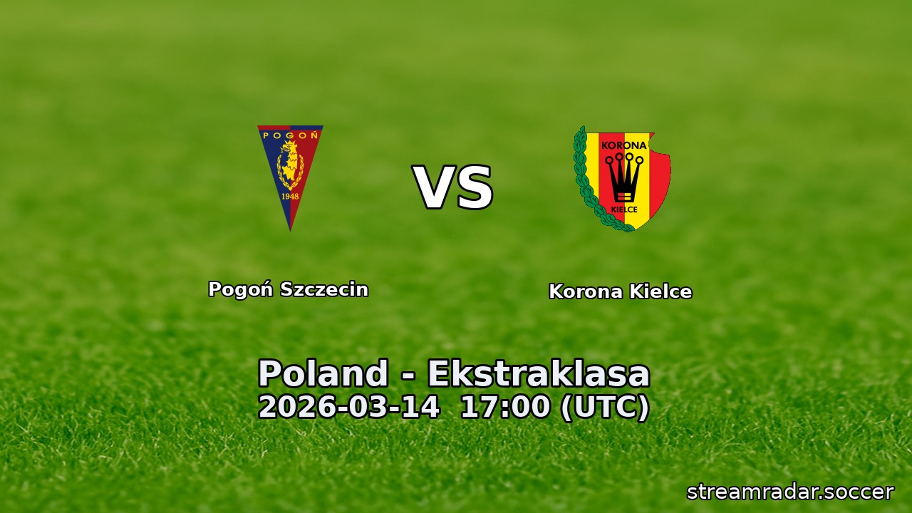 Pogoń Szczecin vs Korona Kielce