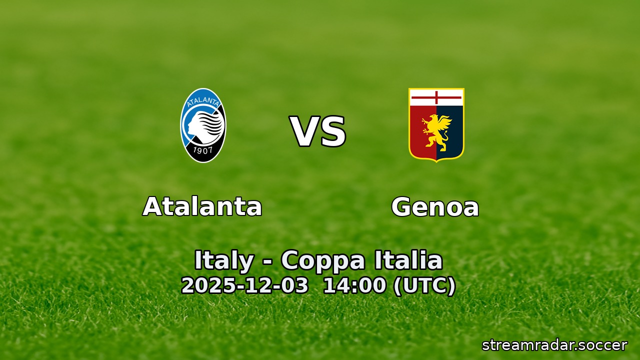 Atalanta vs Genoa