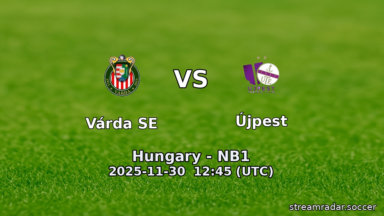 Várda SE vs Újpest