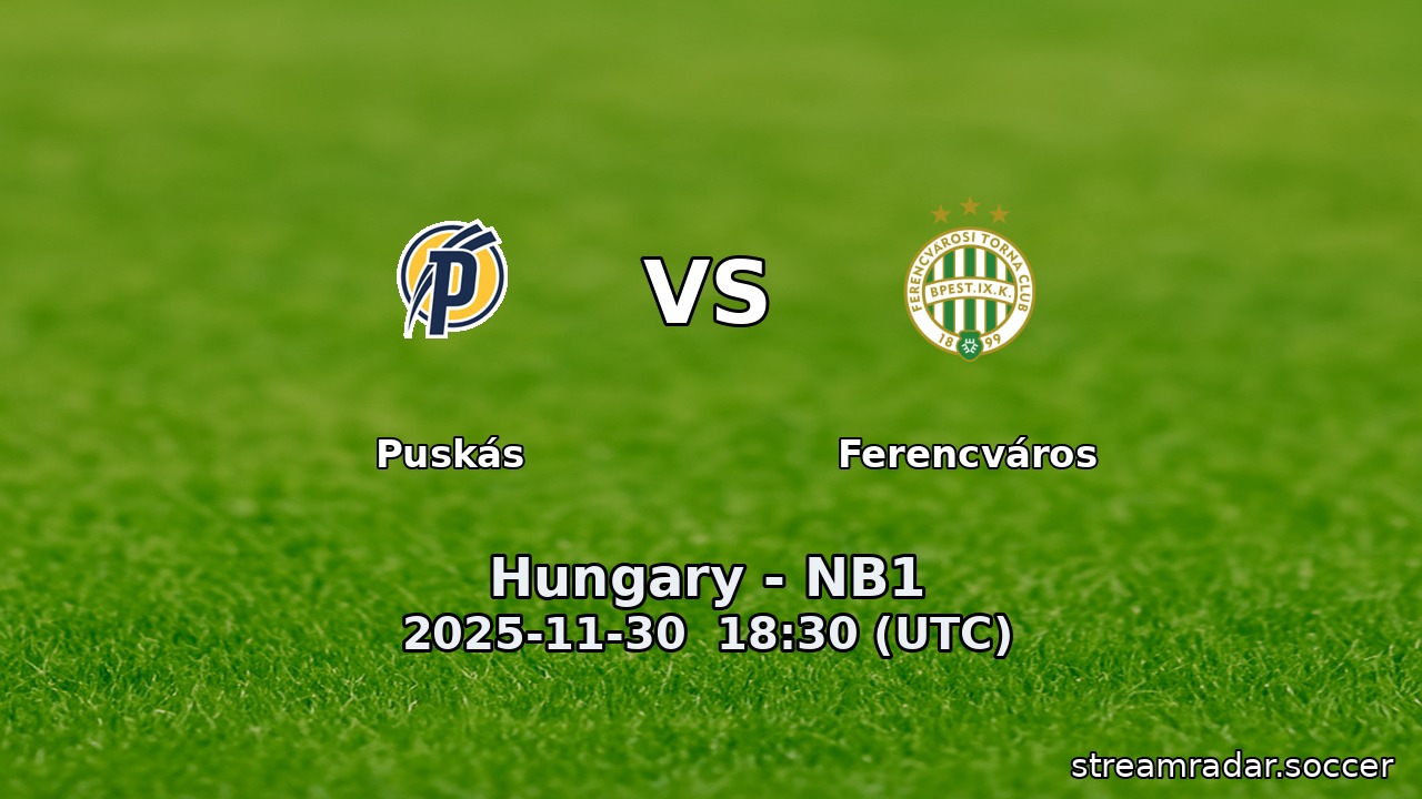 Puskás vs Ferencváros