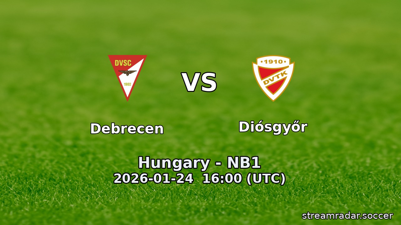 Debrecen vs Diósgyőr