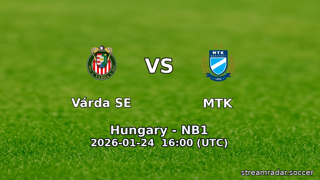 Várda SE vs MTK