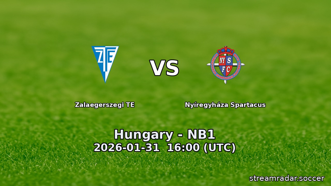 Zalaegerszegi TE vs Nyíregyháza Spartacus