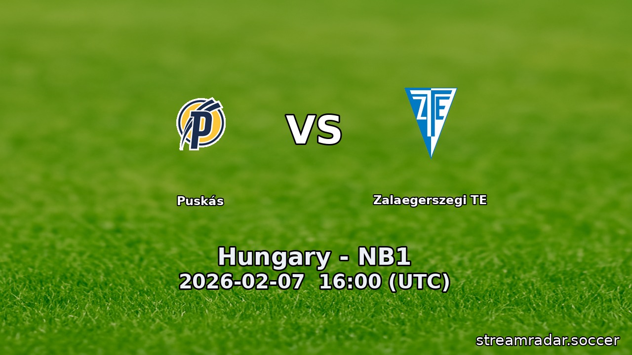 Puskás vs Zalaegerszegi TE
