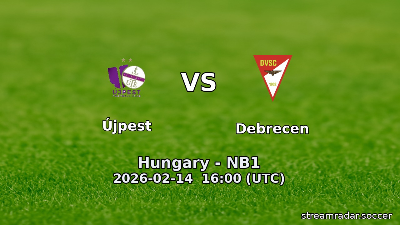 Újpest vs Debrecen