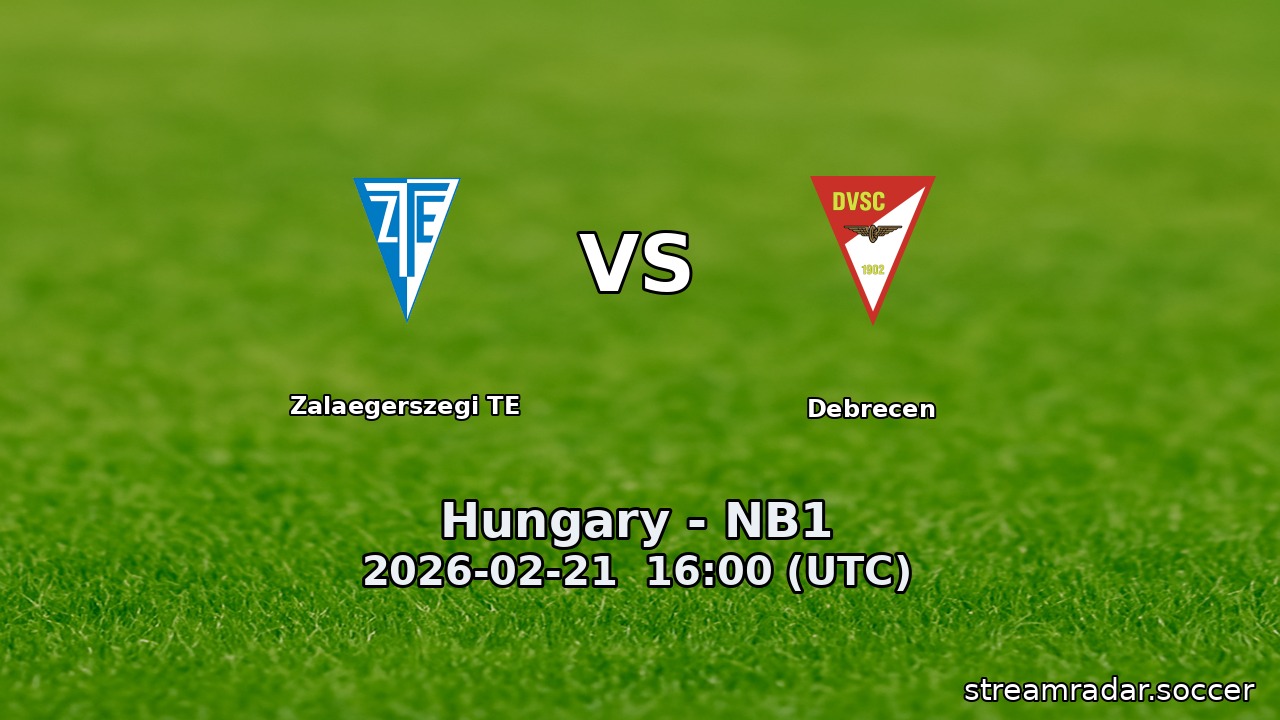 Zalaegerszegi TE vs Debrecen