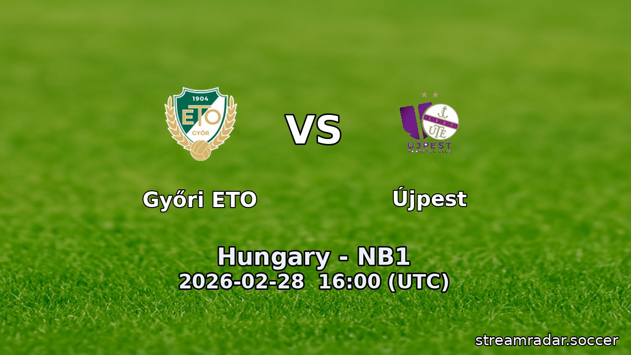 Győri ETO vs Újpest