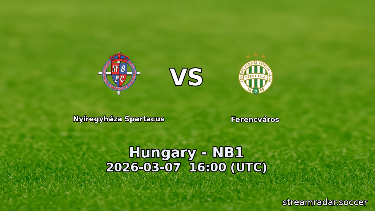 Nyíregyháza Spartacus vs Ferencváros