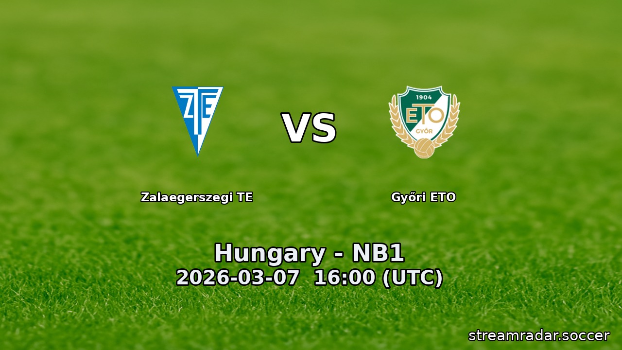 Zalaegerszegi TE vs Győri ETO