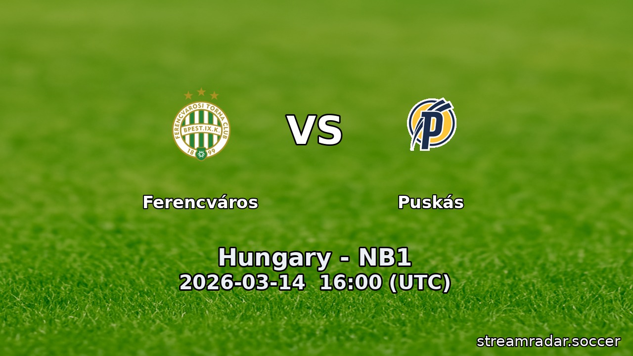 Ferencváros vs Puskás
