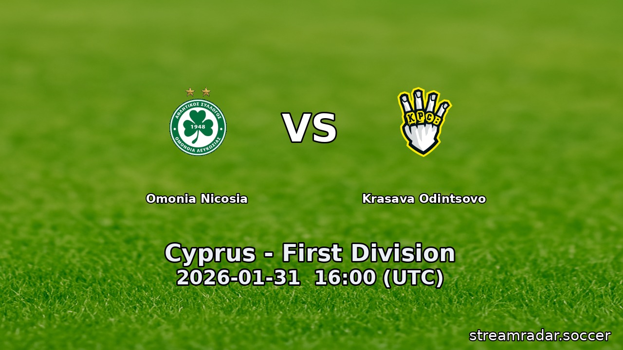 Omonia Nicosia vs Krasava Odintsovo