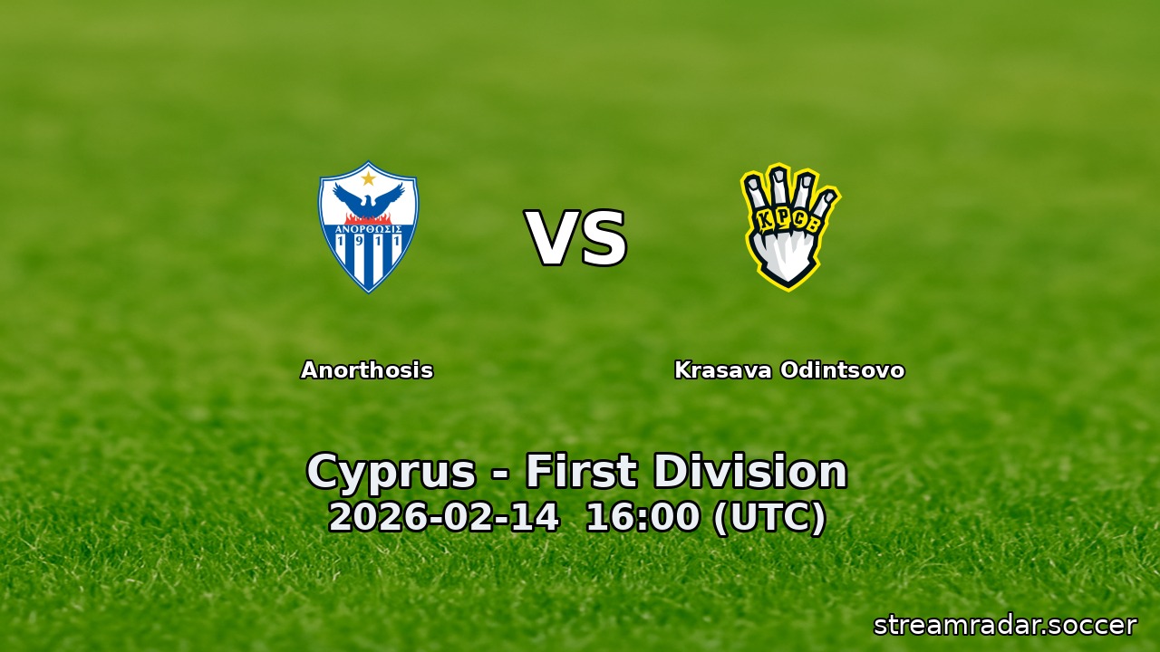 Anorthosis vs Krasava Odintsovo