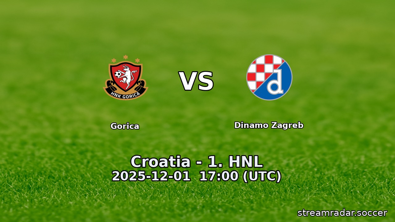 Gorica vs Dinamo Zagreb