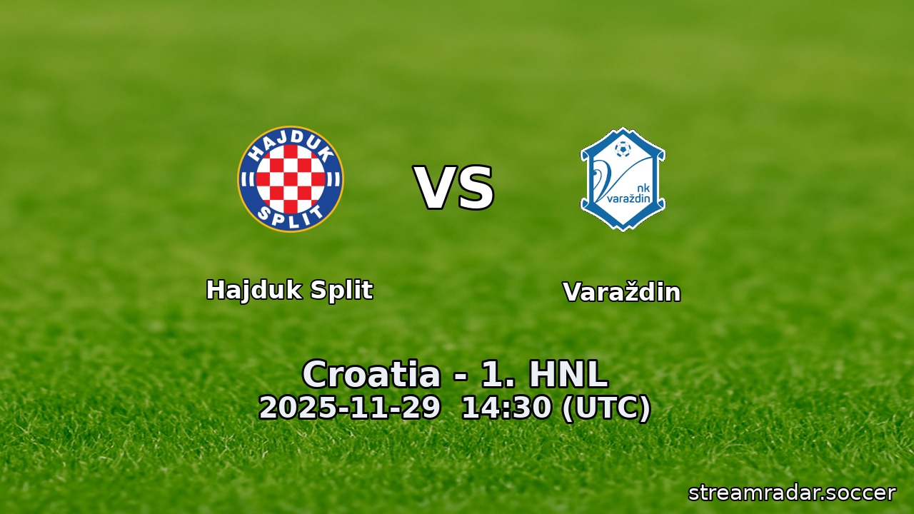 Hajduk Split vs Varaždin