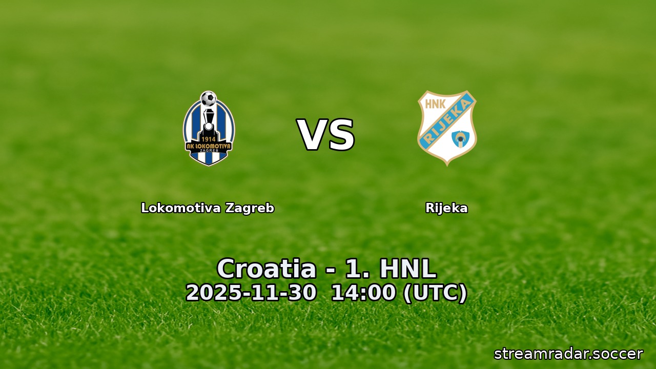 Lokomotiva Zagreb vs Rijeka