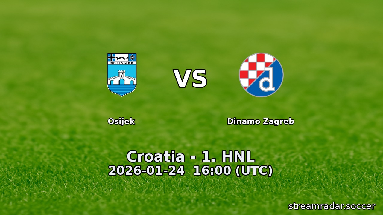 Osijek vs Dinamo Zagreb