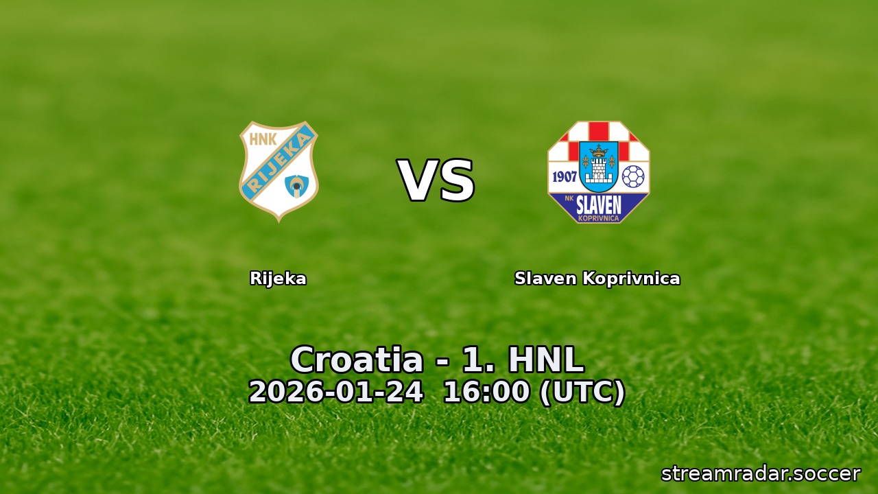 Rijeka vs Slaven Koprivnica