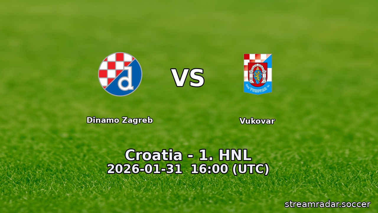 Dinamo Zagreb vs Vukovar