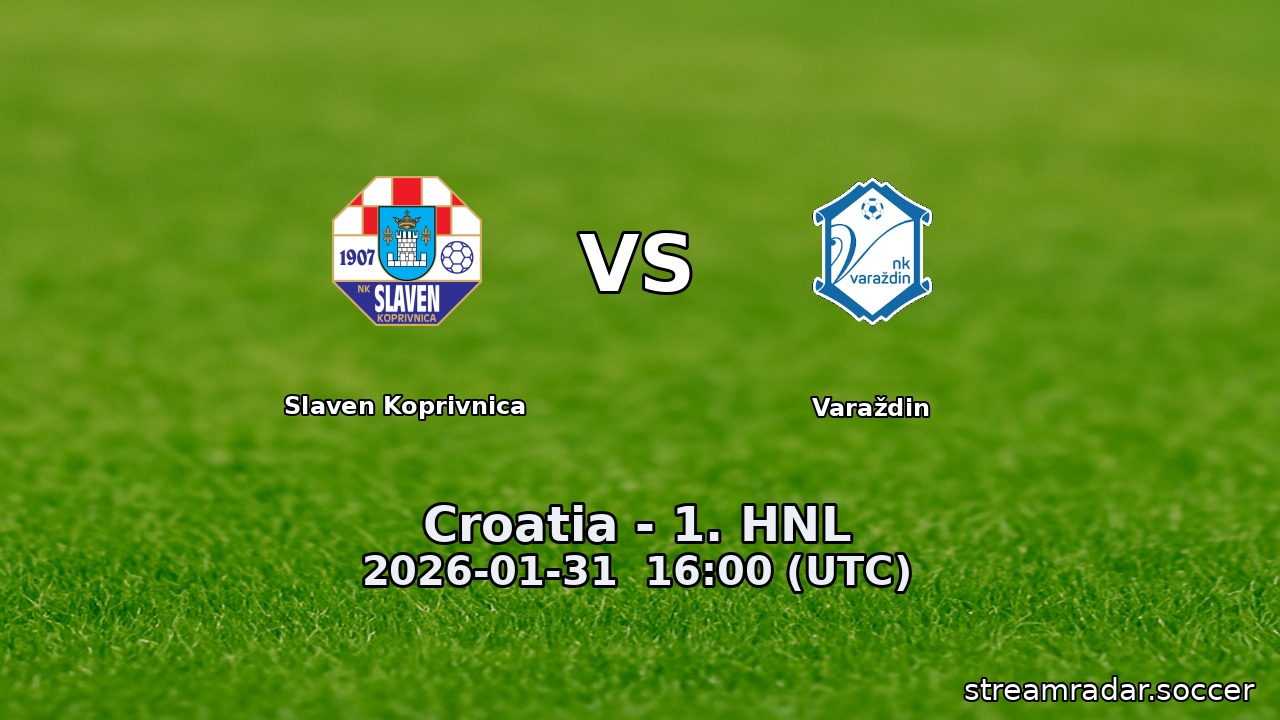 Slaven Koprivnica vs Varaždin