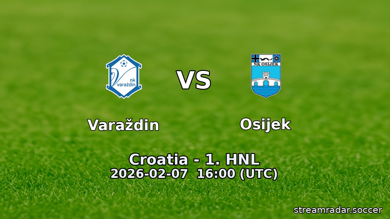 Varaždin vs Osijek