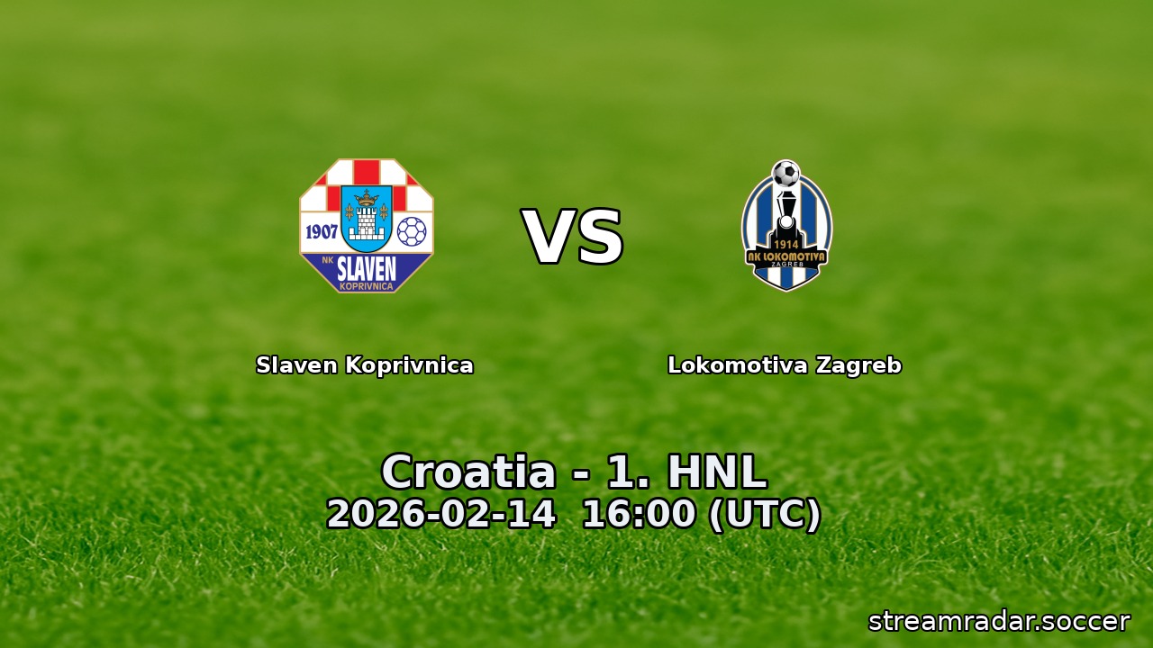 Slaven Koprivnica vs Lokomotiva Zagreb