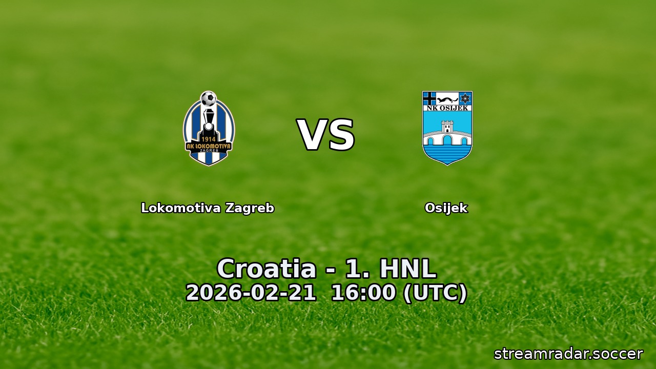 Lokomotiva Zagreb vs Osijek