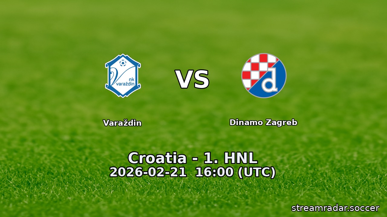 Varaždin vs Dinamo Zagreb