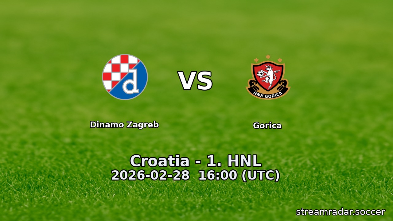 Dinamo Zagreb vs Gorica