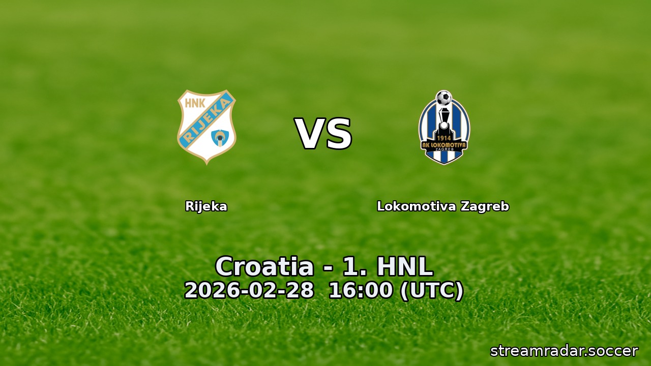 Rijeka vs Lokomotiva Zagreb