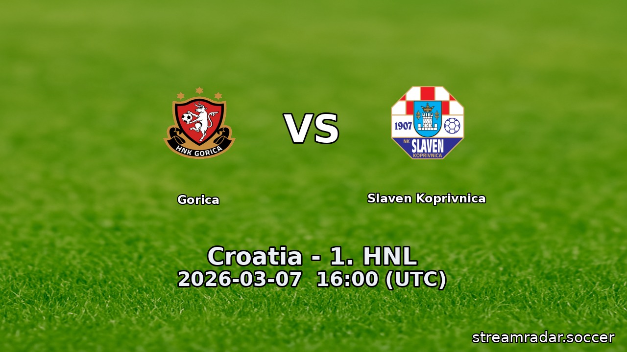 Gorica vs Slaven Koprivnica
