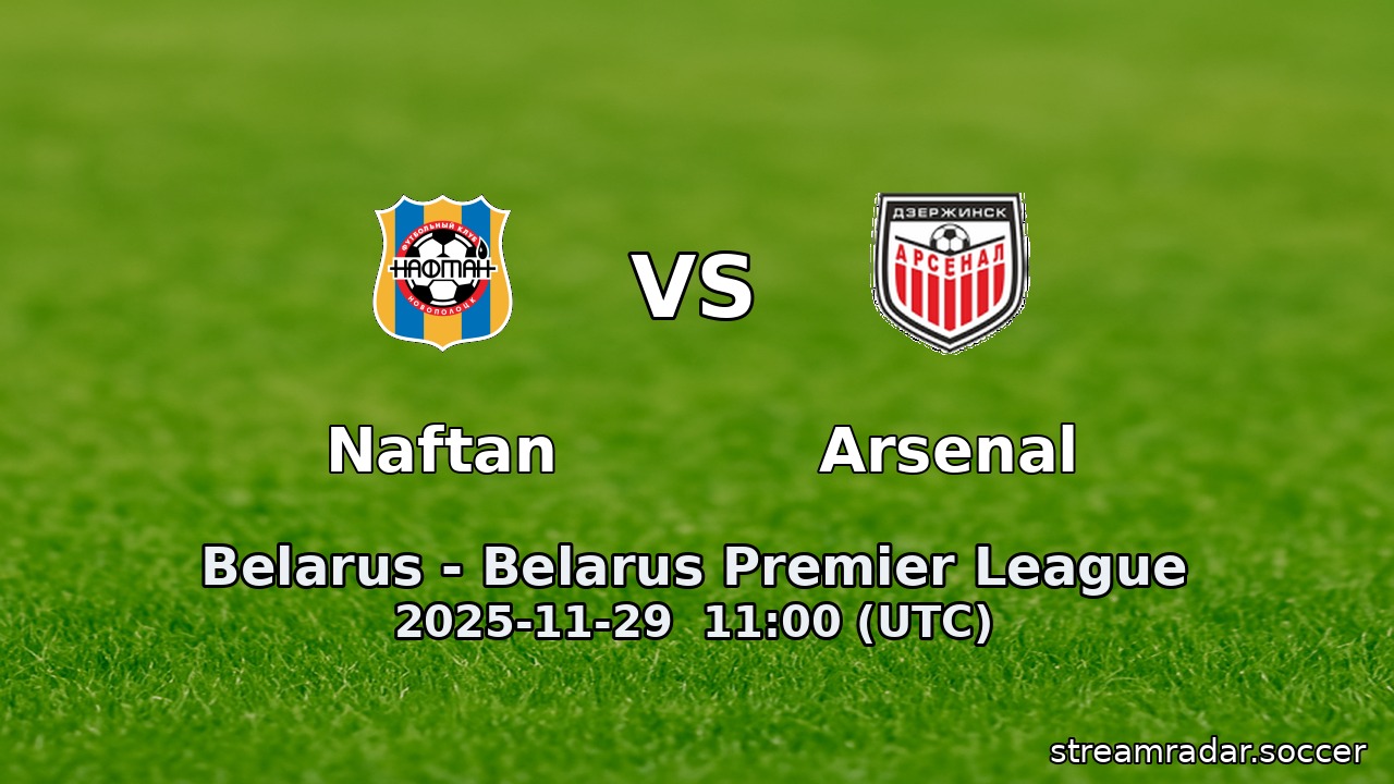 Naftan vs Arsenal