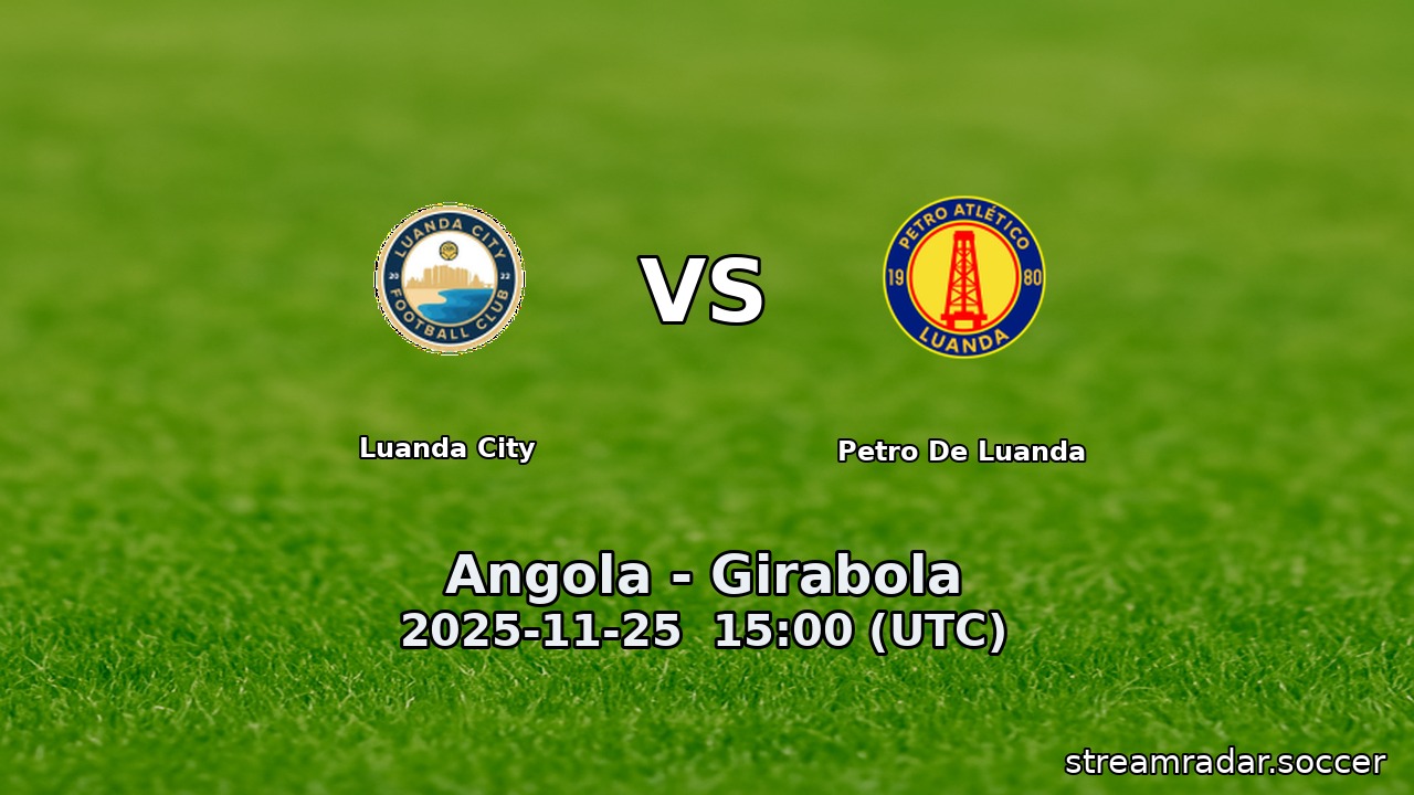 Luanda City vs Petro De Luanda