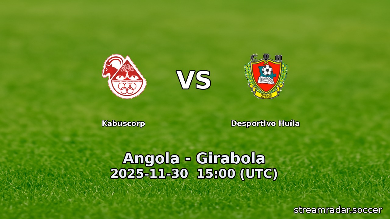 Kabuscorp vs Desportivo Huíla