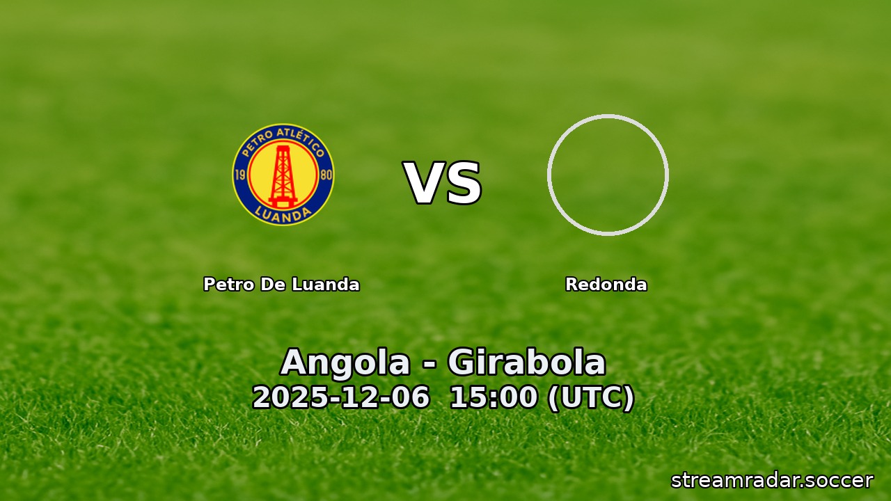 Petro De Luanda vs Redonda