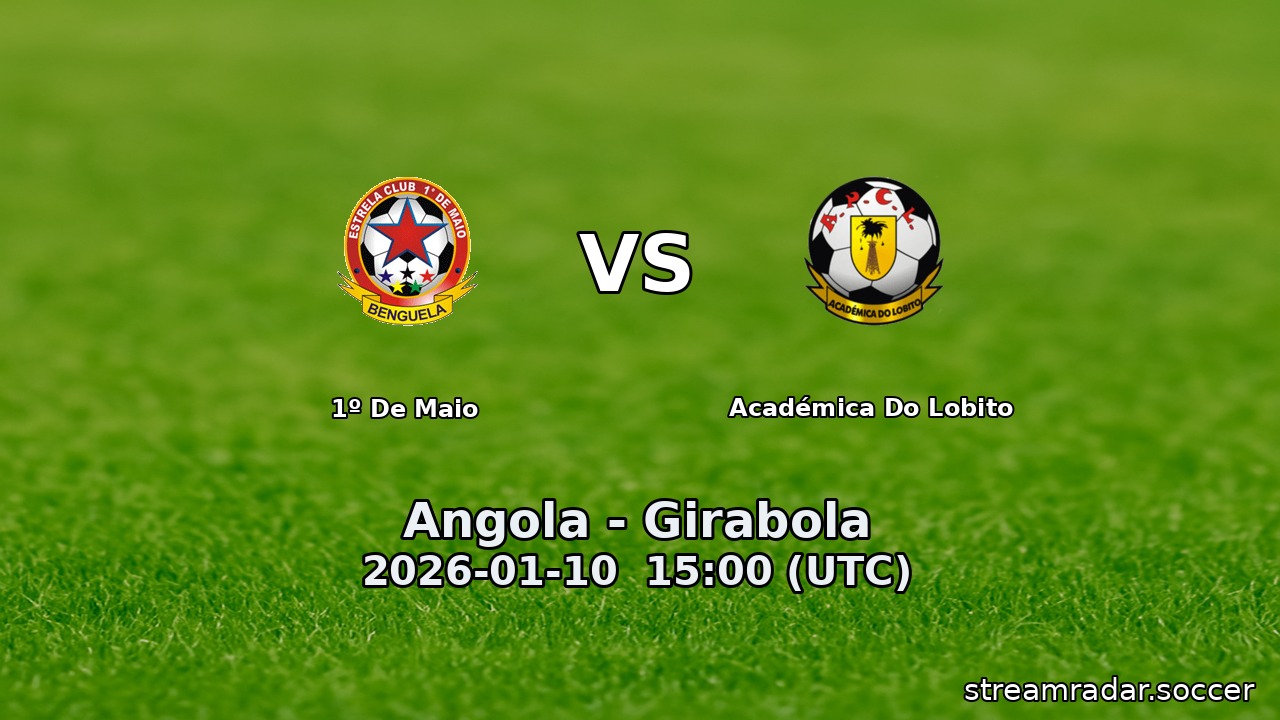 1º De Maio vs Académica Do Lobito