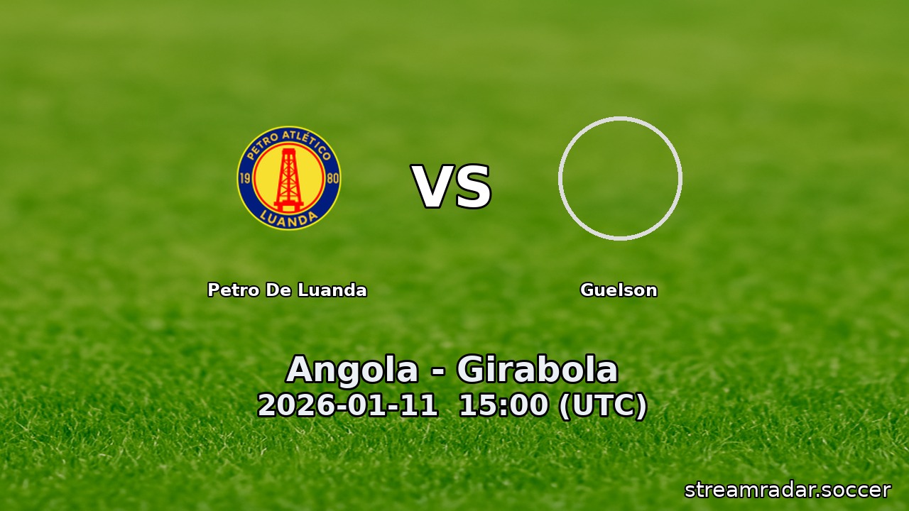 Petro De Luanda vs Guelson