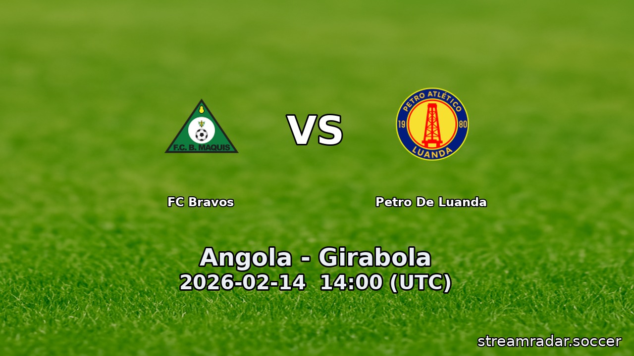 FC Bravos vs Petro De Luanda