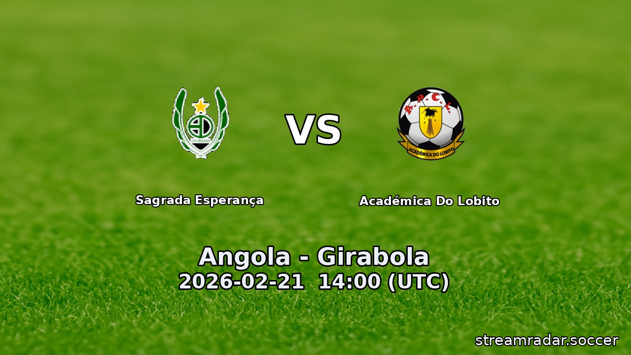 Sagrada Esperança vs Académica Do Lobito