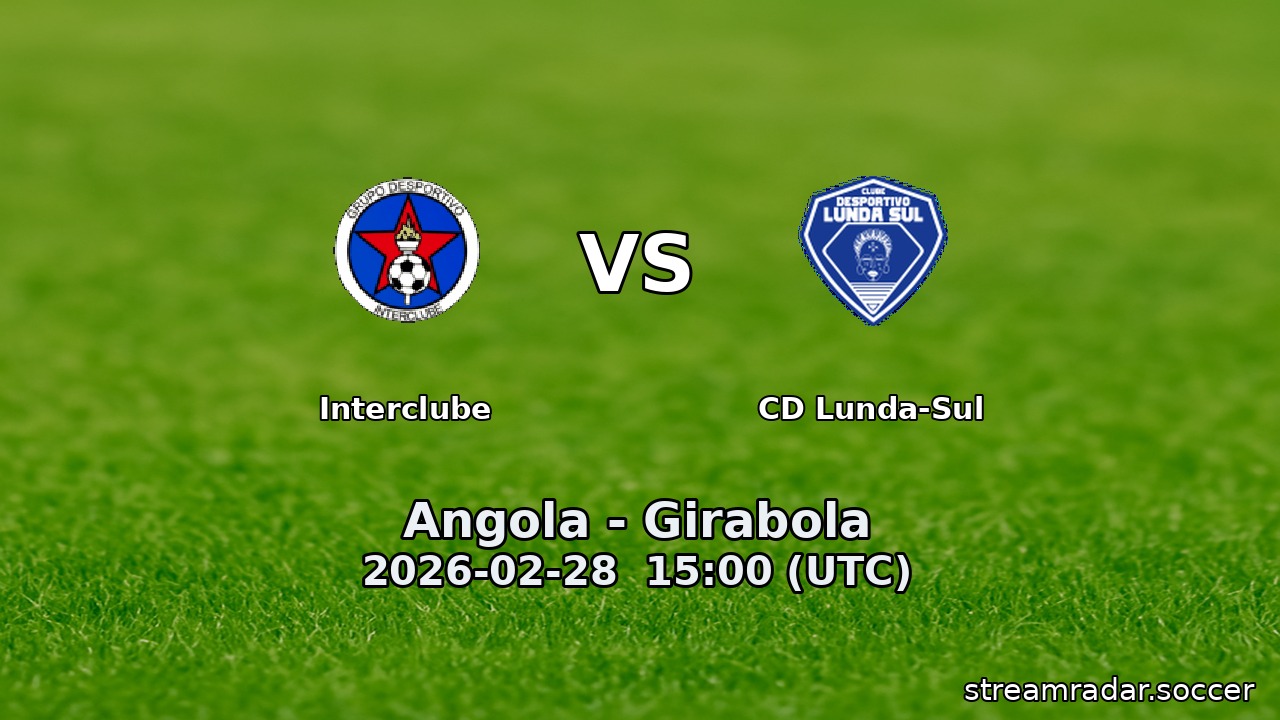 Interclube vs CD Lunda-Sul