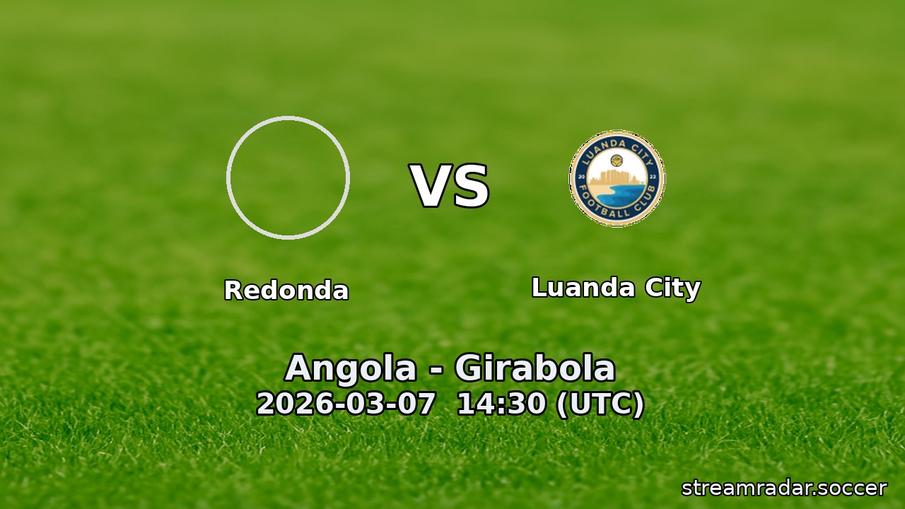 Redonda vs Luanda City