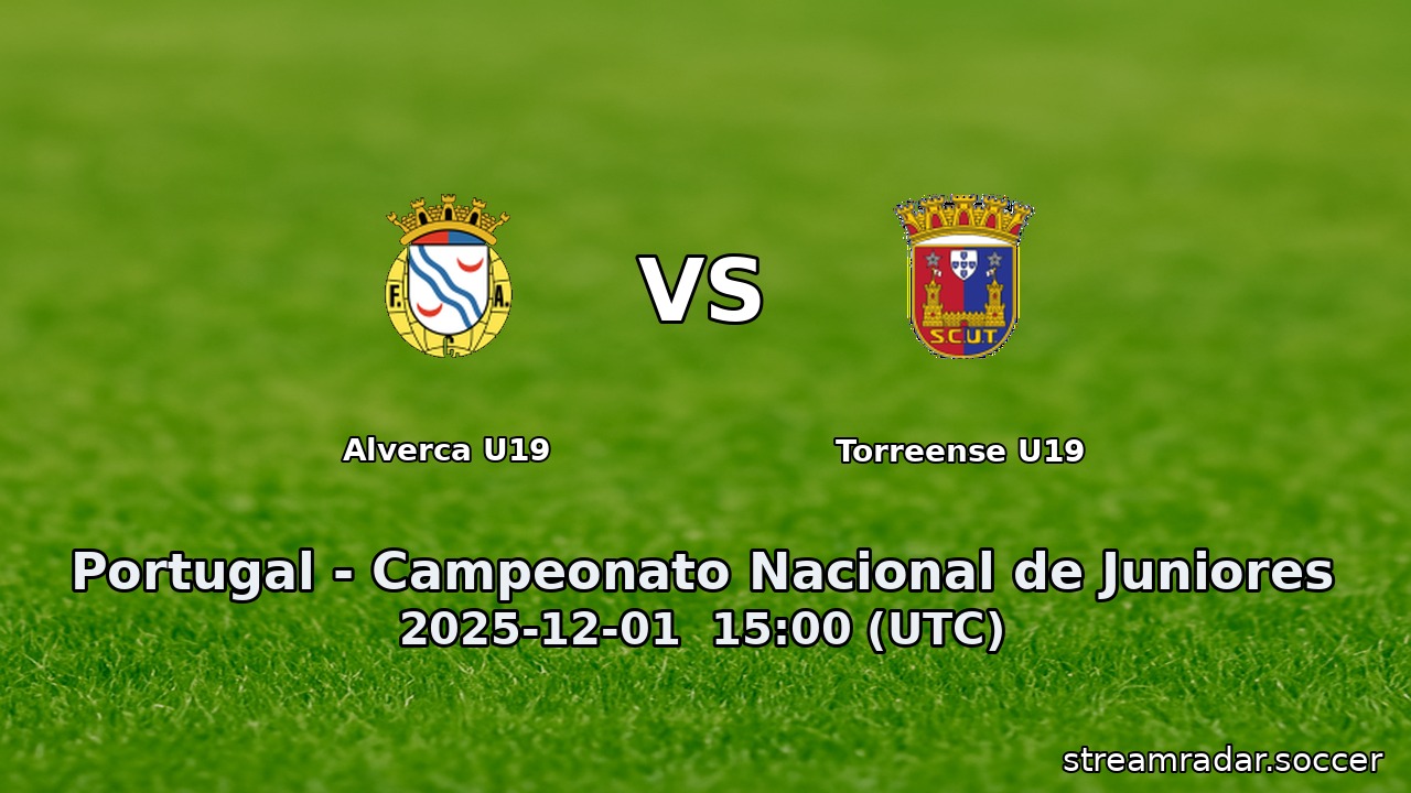 Alverca U19 vs Torreense U19