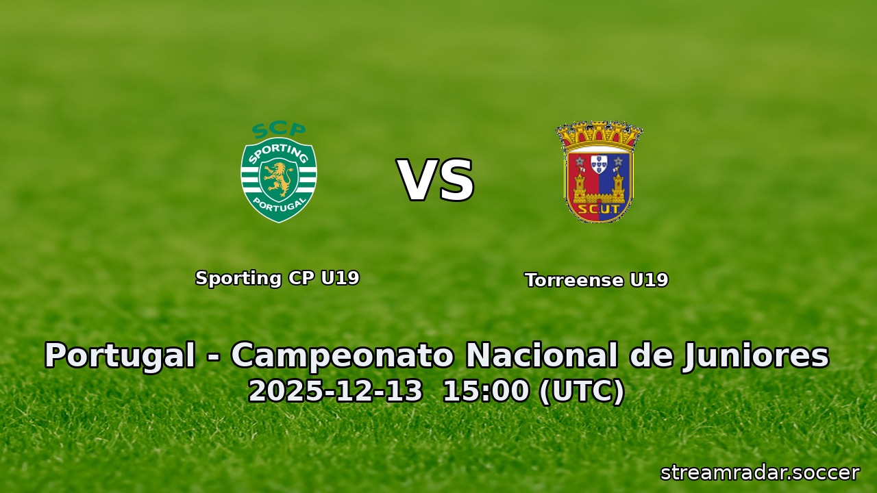 Sporting CP U19 vs Torreense U19