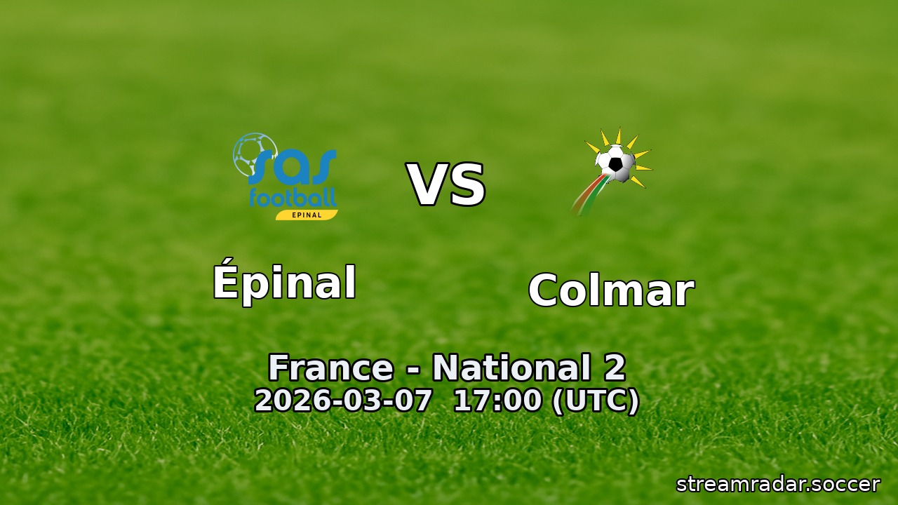 Épinal vs Colmar
