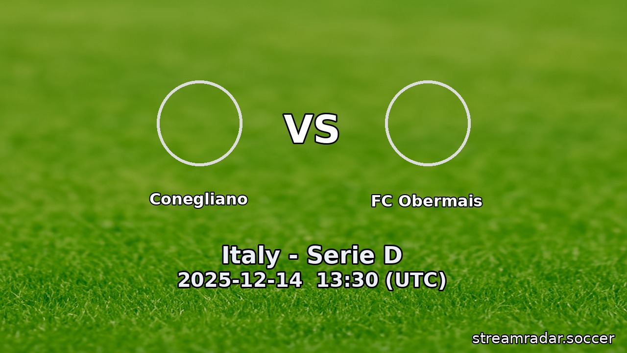 Conegliano vs FC Obermais