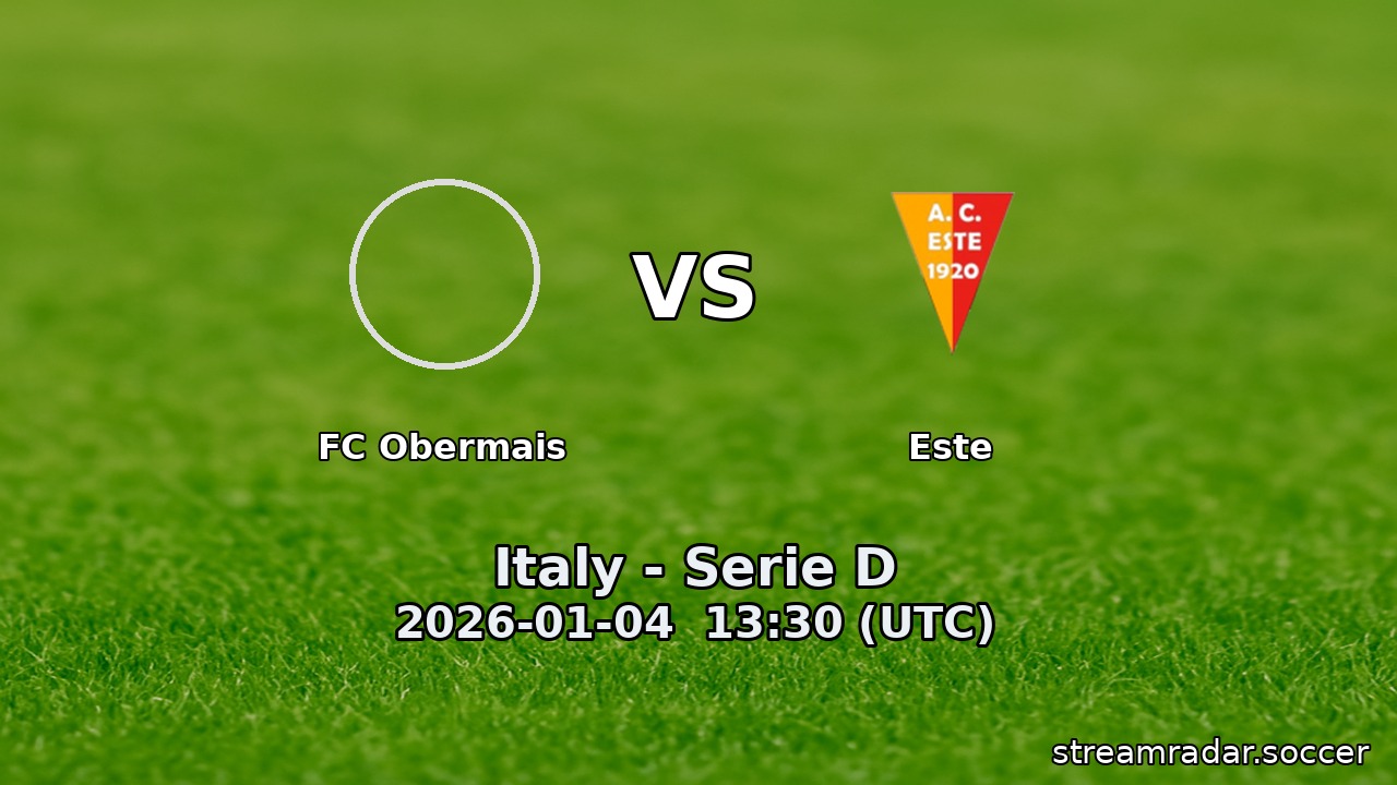FC Obermais vs Este