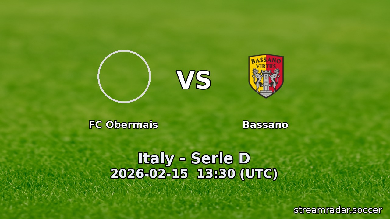 FC Obermais vs Bassano