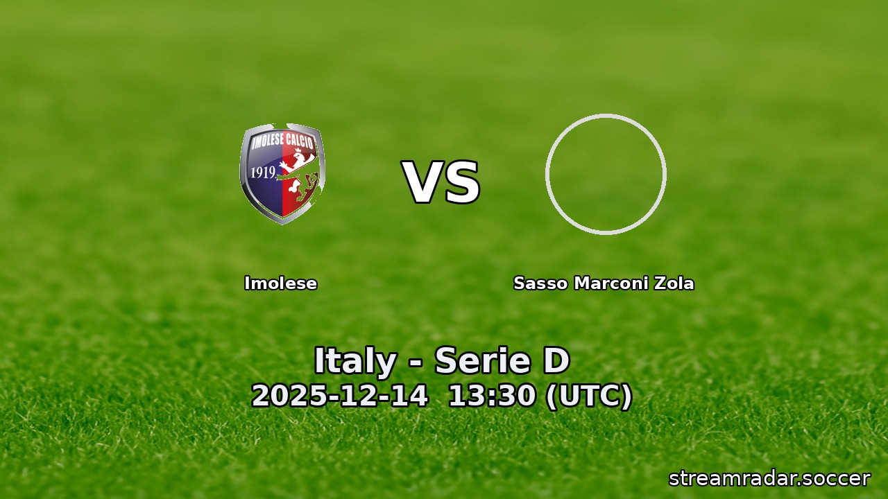 Imolese vs Sasso Marconi Zola