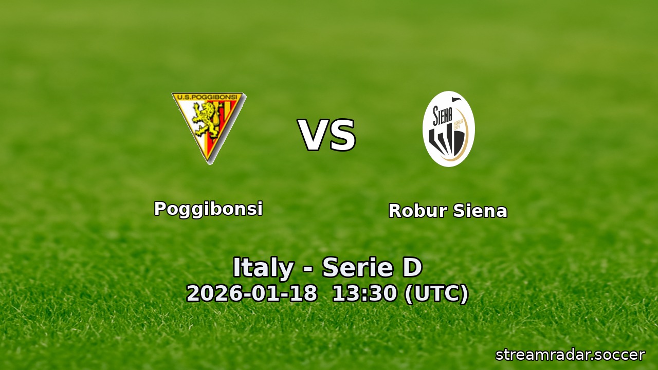 Poggibonsi vs Robur Siena